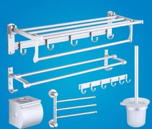Fashion Space aluminum Double Wall Corner Shower Shampoo Soap Cosmetic Storage Shelf Bathroom Shelves rack bracket brass basket