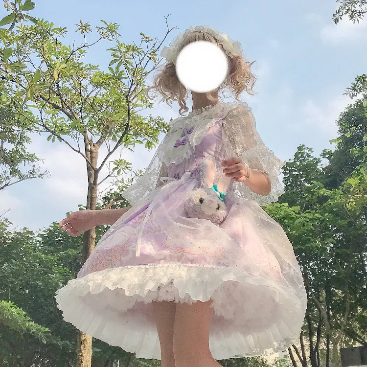 Cosplay&ware Kawaii Clothing Japanese Fashion Lolita Jsk Dress Women Summer Cute Bow Cat Strap Gothic Tea Party Sweet -Zentai shop online HTB1yWy6awFY.1VjSZFqq6ydbXXaD.jpg