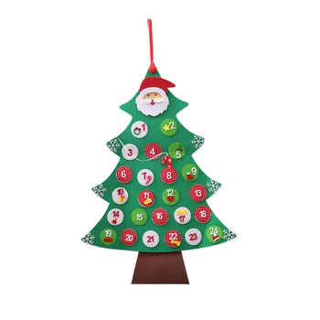 

Christmas Tree Advent Calendar Hanging Christmas Countdown Calendar for Christmas Decorations (24 Days)