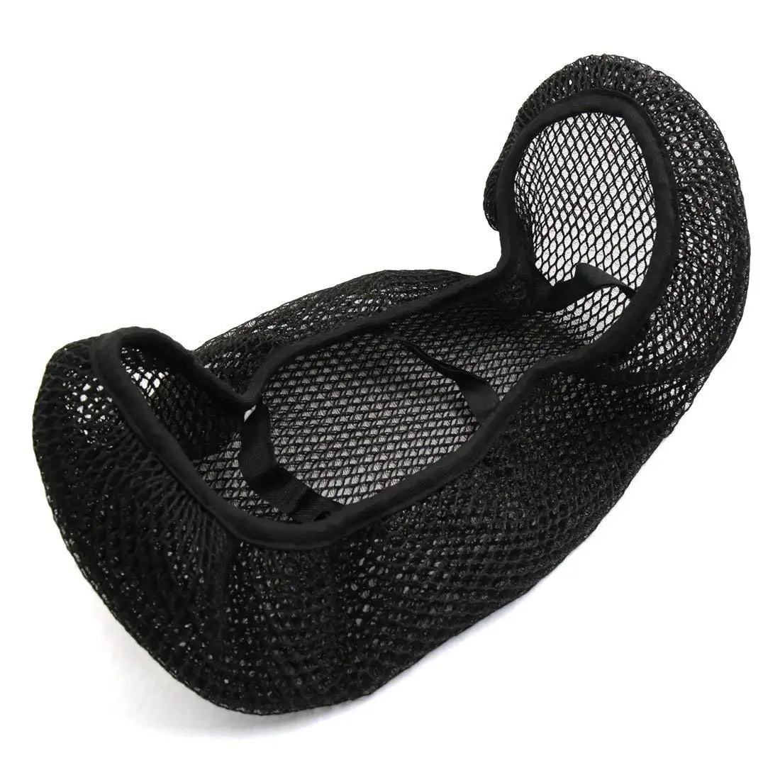 

uxcell Motorcycle Black Anti-slip Air Stretchy Mesh Seat Saddle Protective Cover Pad