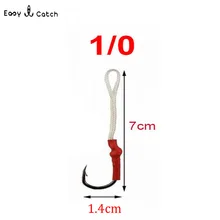 5pcs bag Stainless Steel carp Fishing Hooks With PE Line Fly Tying Jig Bait font b