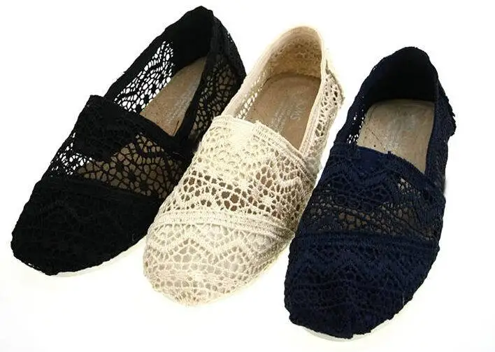 crochet canvas shoes
