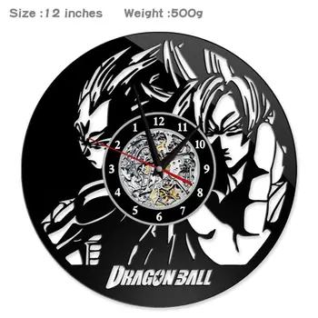 

Creative Dragon Ball Z Goku Vegeta Wall clock Model Super Saiyan God Son Gokou Anime Toys Bedroom decorate Gift For Children