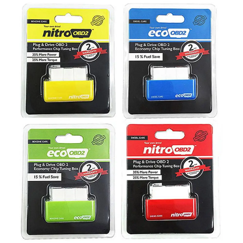 Plug and Drive ECOOBD2 Economy Chip Tuning Box Optimize ECU Economizer for Diesel&ampBenzine Car Accessories | Автомобили и