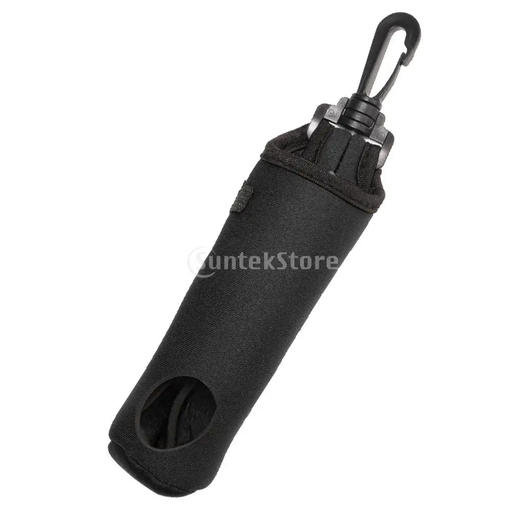 Portable Small Neoprene Golf Ball Bag Golf Tees Holder Carrying Storage Case Pouch with Swivel Waist Belt Clip - Choose Colors