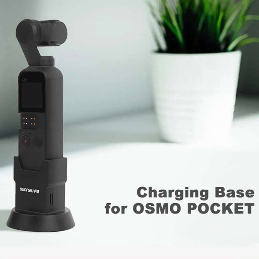 

Sunnylife for DJI OSMO Pocket Charging Base Adapter Potable Charging adapter for DJI OSMO Pocket for Extension rod tripod r25