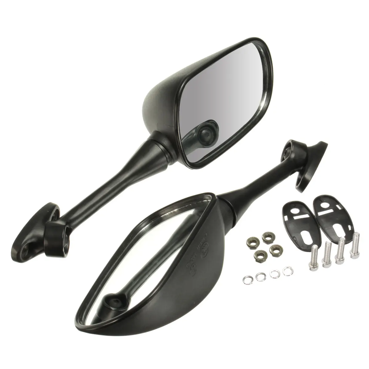 

Motorcycle Rear View Mirrors Black Rearview Mirror For Honda VFR800 2002 2003 2004 2005 2006 2007 2008