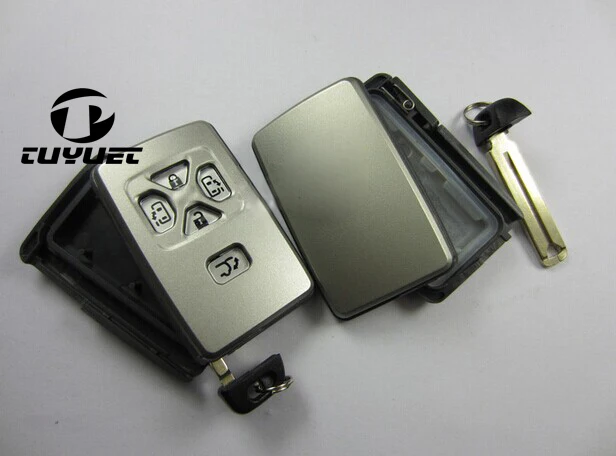 Toyota Previa Alphard Prius Smart Card Shell 5 Buttons (6)-1