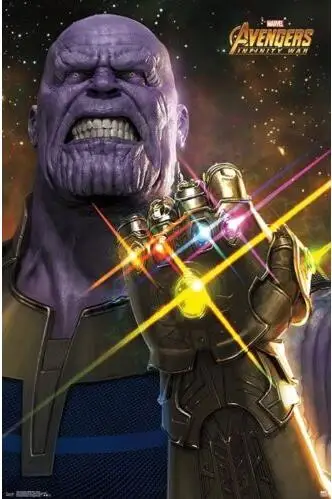 

AVENGERS INFINITY WAR - THANOS SILK POSTER Decorative Wall painting 24x36inch