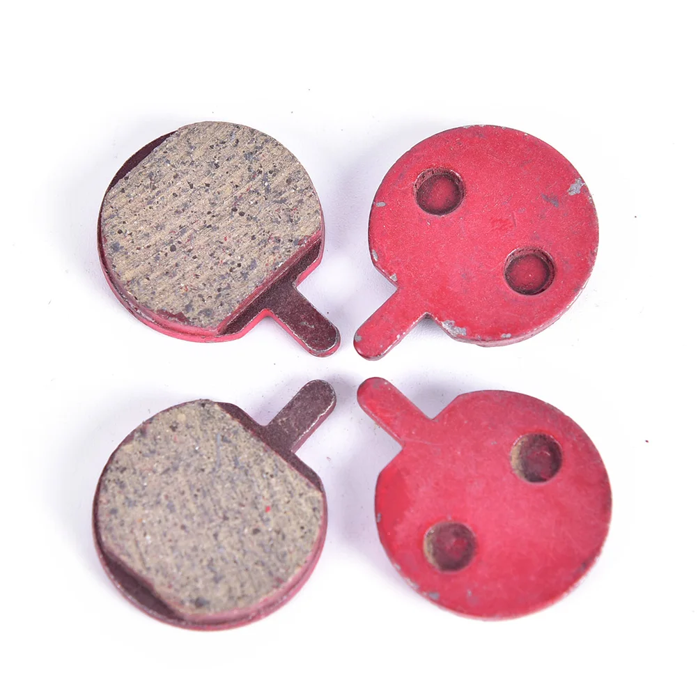 2 Pair Round Mountain Road Bike Bicycle MTB Disc Brake Pad Red for shimanoin Bicycle Pedal from