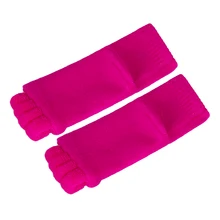 Женские, не скользящие, пять пальцы большой палец на ноге, носки для йоги, женские хлопковые носки для занятий спортом, пилатеса, балета, танцев, фитнес-массажер, носки с раздельными пальцами