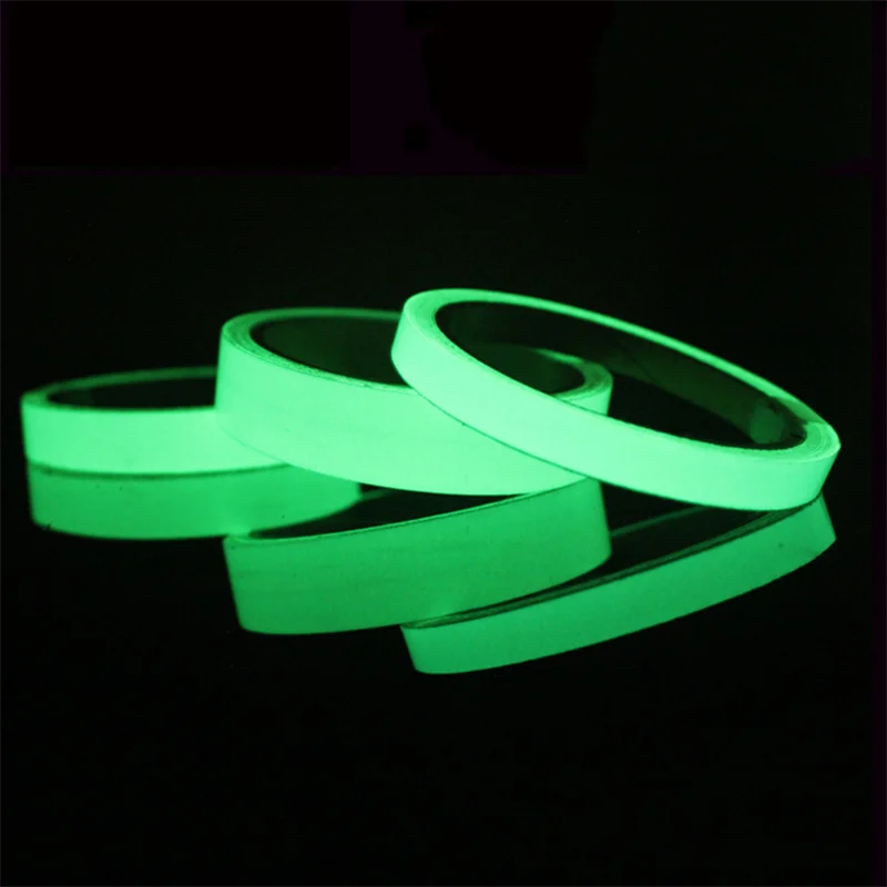 

3M 10M 10/15/20mm Luminous Tape Night Vision Glow In Dark Self-adhesive Warning Tape Safety Security Home Decoration Tapes