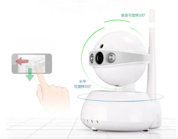 Yobang Security 720P 360 Degree View Wireless IP Camera APP Control Smart WiFi Surveillance Baby Mini CCTV Camera Home Security