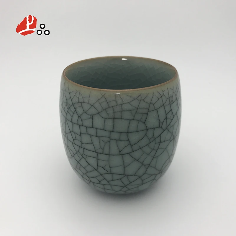 Шесть Цвета Китайский Longquan Celadon фарфора Чай фарфоровые чашки 130 мл Китай горшок