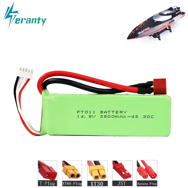 Lipo батарея для FT010 FT011 2800mah 14,8 V батарея RC 4S 14,8 V 30C 803496 RC лодка RC вертолет самолеты автомобиль Квадрокоптер 14,8 v