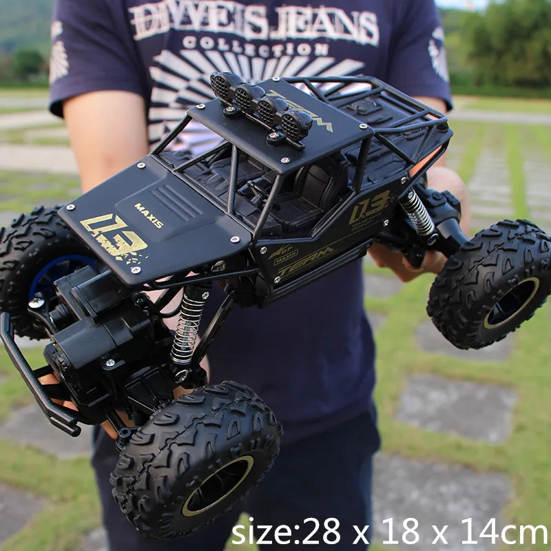 28 см RC автомобиль 1/16 4WD 4x4 вождения автомобиля двойной привод двигателей Bigfoot автомобиль дистанционного управления модель автомобиля внедорожный автомобиль игрушка