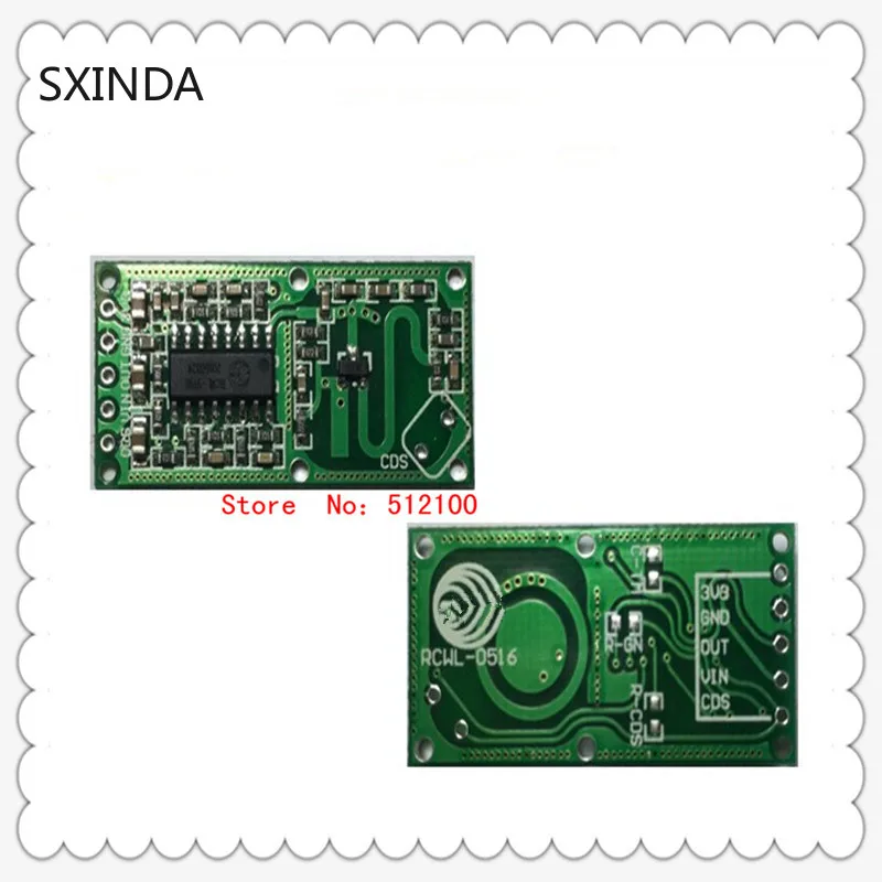 

20pcs RCWL-0516 microwave radar sensor module Human body induction switch module Intelligent sensor