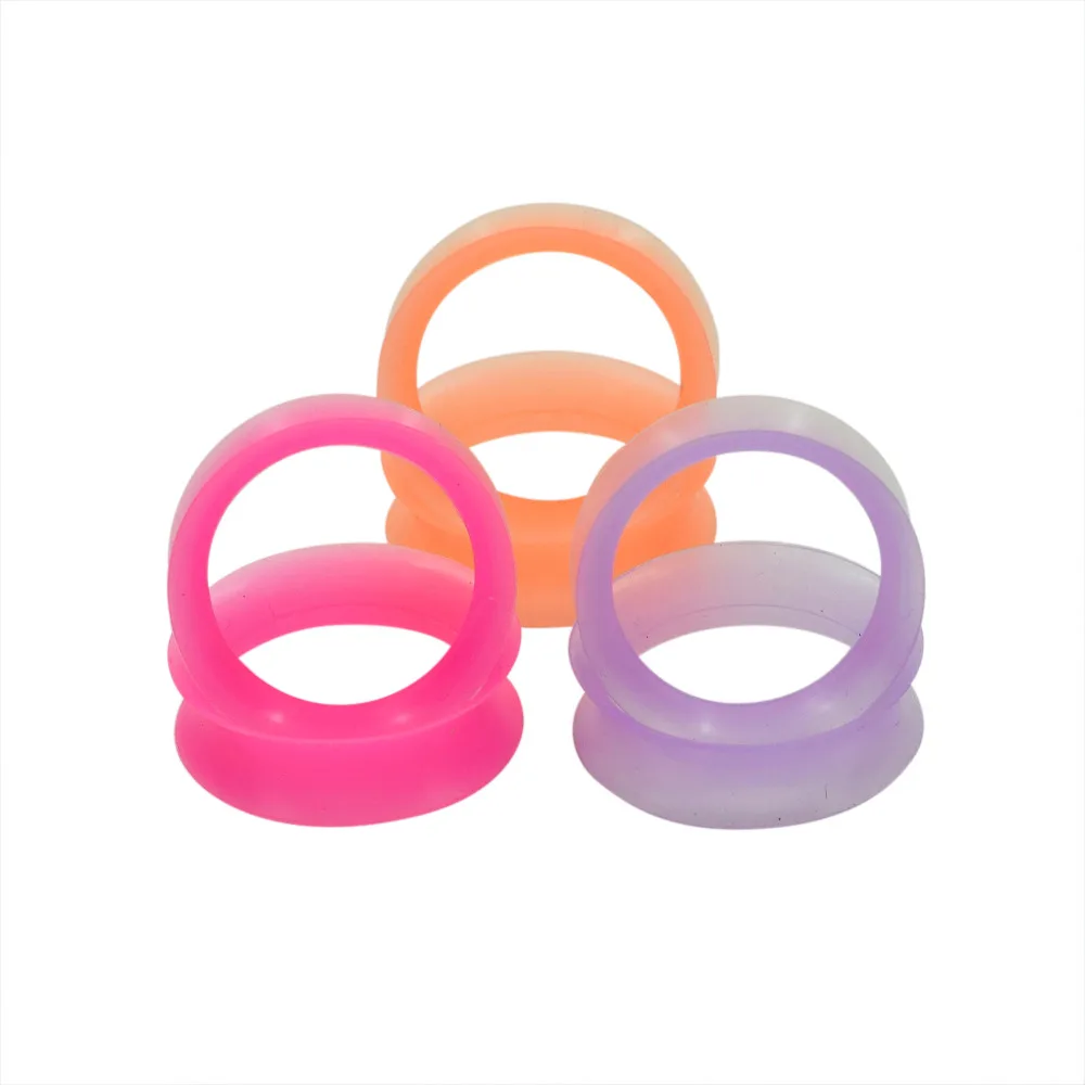 Ear Tunnels High Quality Piercings Thin Silicone Flexible Skin Ear
