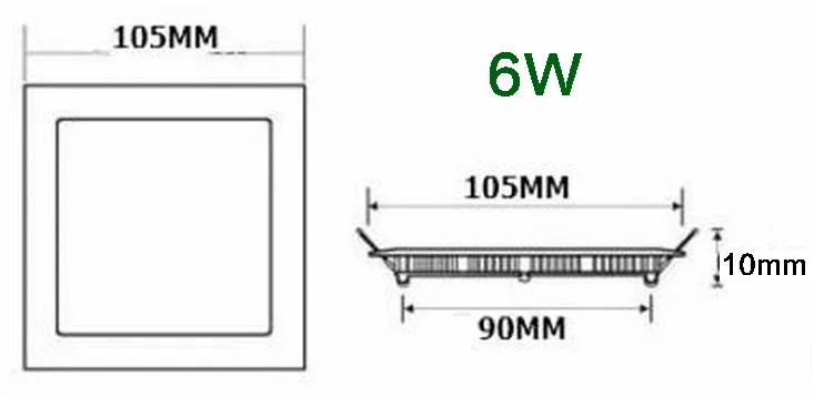 3 W 6 W 9 W 12 W 15 W 18 W 20 W 24 W площадь SMD2835 светодиодный Панель огни супер яркий поверхностного монтажа светодиодный светильник потолочный