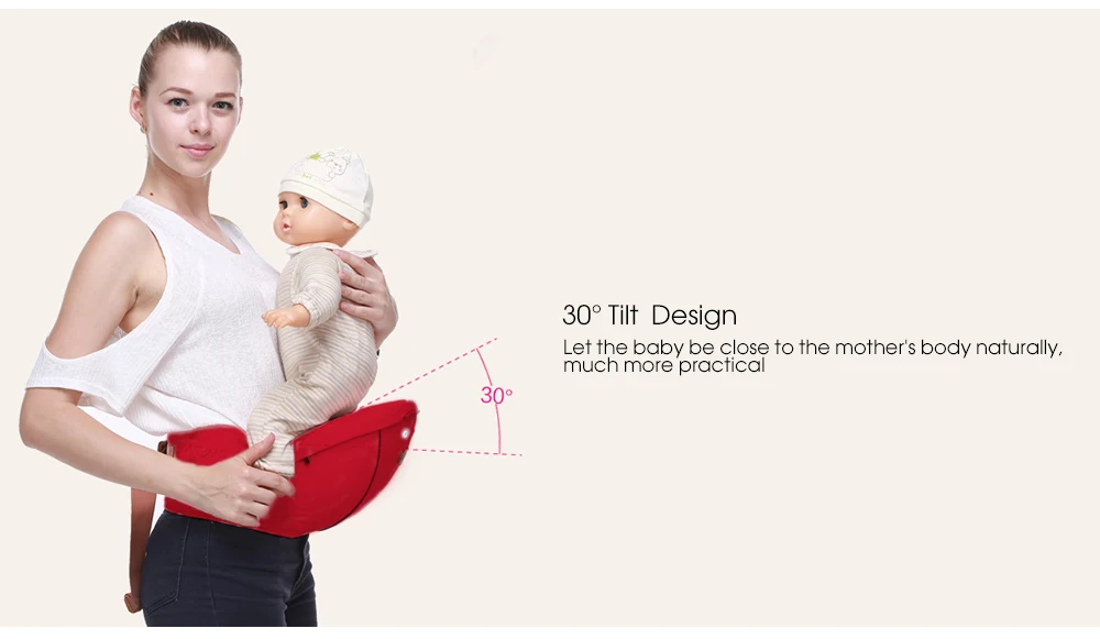 Baby Carrier Waist Stool Kangaroo Suspenders Backpack Baby Sling Hold Waist Belt Backpack   (3)