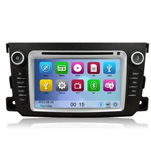 Free Shipping Car DVD Player GPS Navigation System Radio For Benz Smart Fortwo 2012 2013 Bluetooth RDS steering wheel control