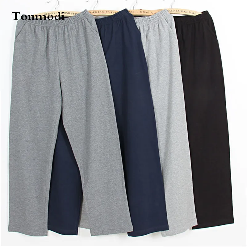 Men's Pants Sleep Trousers 100 Cotton Pajama Pants Casual Men's Sleep