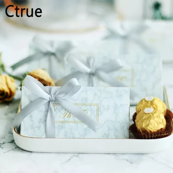 

50pcs 11.5X5.5X5CM welcome sliver Candy Box with ribbon chocolate gift boxes wedding party boxes candy packaging supplies