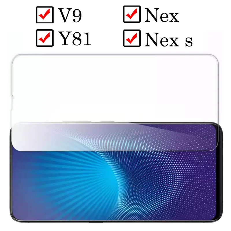 Стекло для vivo y81 Защитное стекло y 81 v9 nex s Закаленное vi vo nexs ne x v 9 Защитная пленка