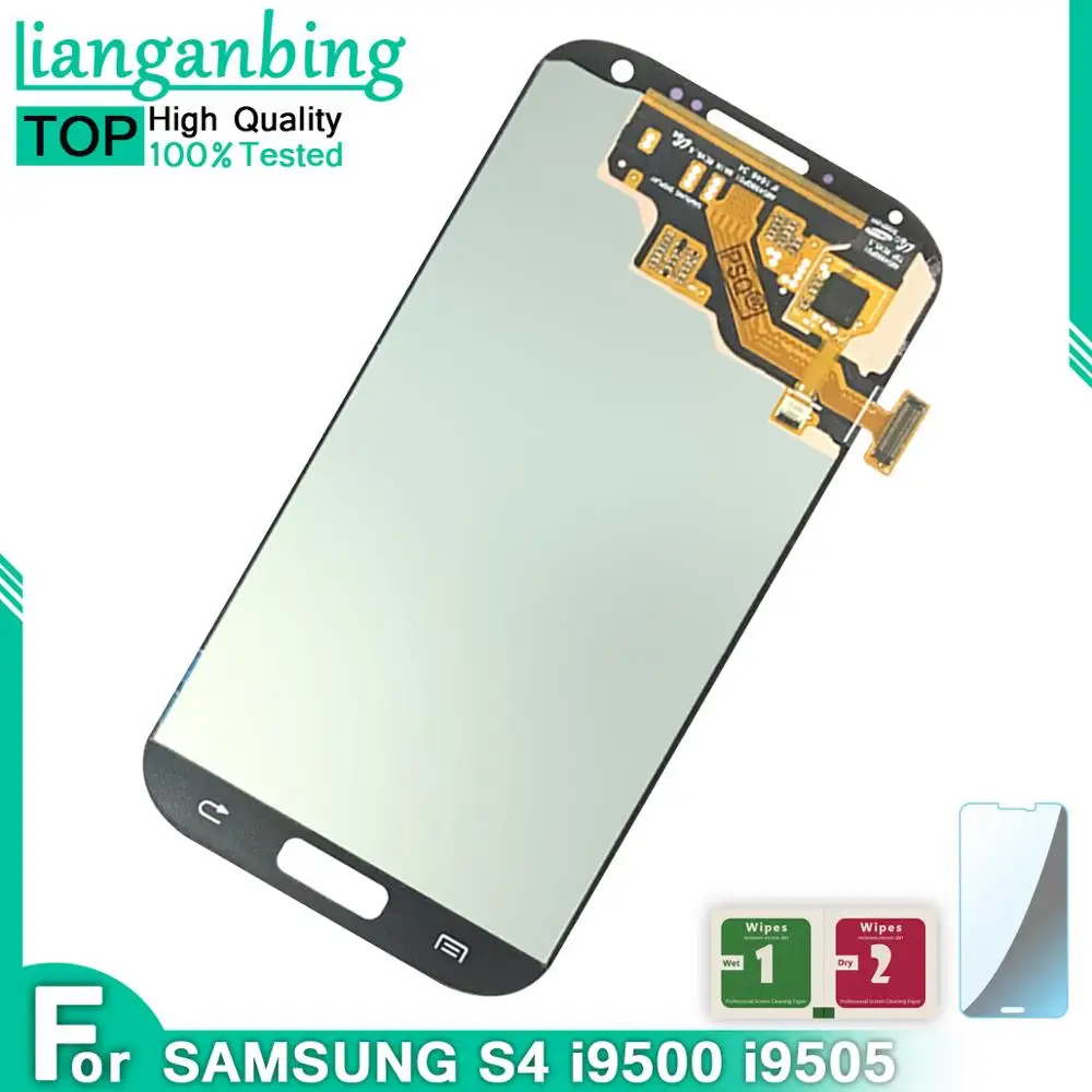 100% протестированный рабочий ЖК-дисплей S4 i9500 i9505 i9506 i337 дисплей Super Amoled ЖК
