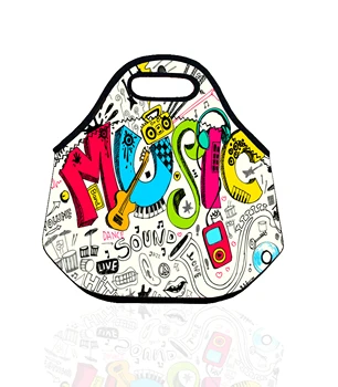 

Neoprene Thermal Insulated Lunch Bag for Women Kids storage bags Tote With Zipper Cooler vacuum Box Insulation Bag bolsa termica