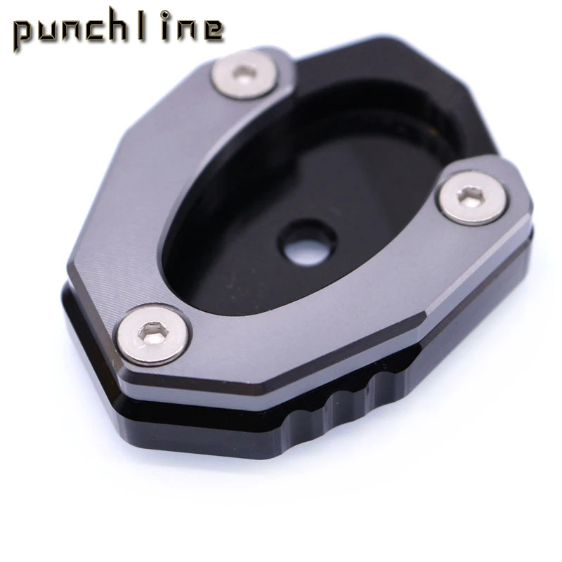 Stand extension enlarger pad Fit For KAWASAKI NINJA 1000 650R Versys-X 250 300 2017-2020 kickstand sidestand | Автомобили и
