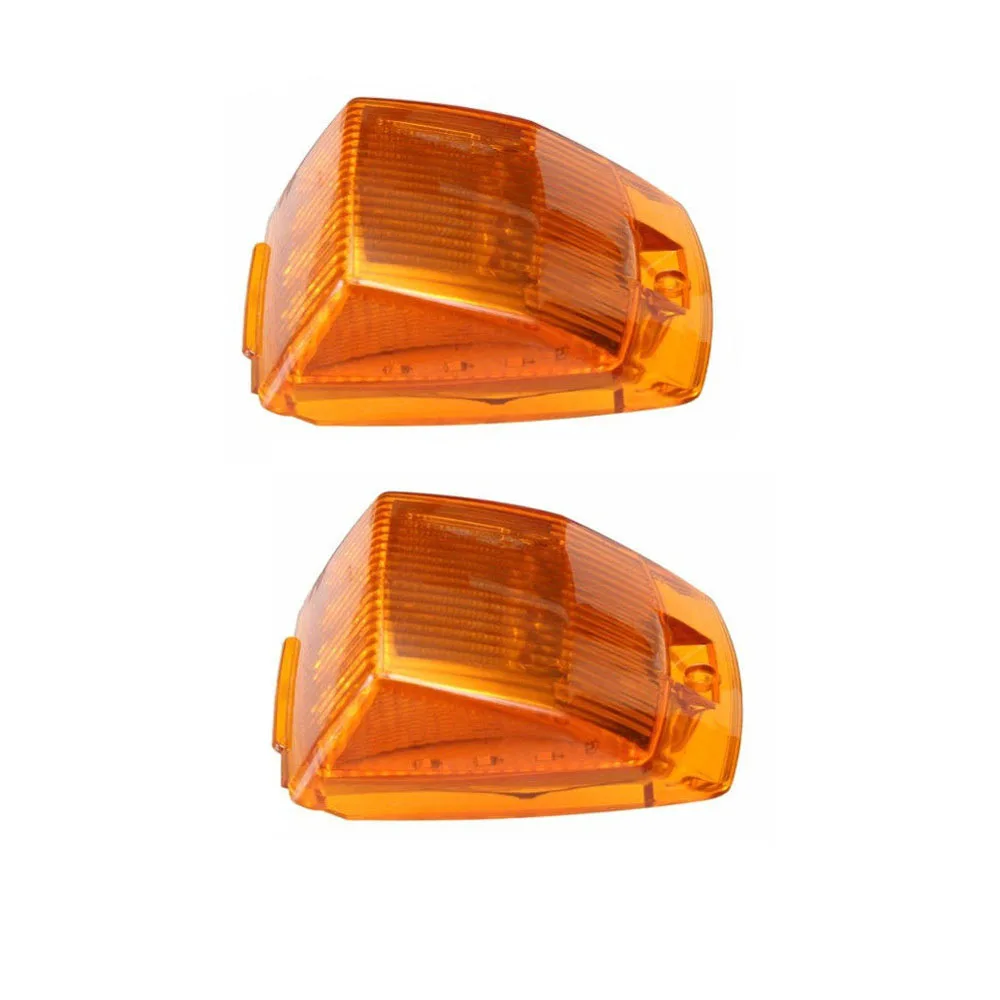 

HEHEMM 2x 17 LED Amber Lens Amber Roof Running Top Clearance Light Car Warning Lamp 12V DC