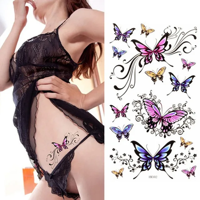 1pcSexy Colorful Flower Waterproof Temporary Tattoos Sleeve Women Removable Body Tattoo Stickers Henna Fake Tattoo Paste Pattern 1pcSexy Colorful Flower Waterproof Temporary Tattoos Sleeve Women Removable Body Tattoo Stickers Henna Fake Tattoo Paste Pattern