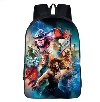 

Aquaman Mens Backpack Bag Boys Printing School Bags for Teenage Girls Boys Bookbag Kids Gift Customized Name Free