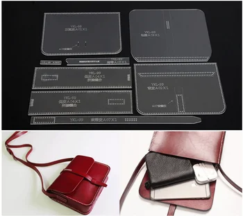 

YKL-99 Shoulder Bag Acrylic Template Leather Pattern Acrylic Leather Pattern Leather Templates for Bags