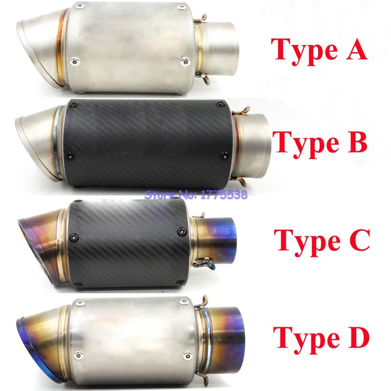 carbon fiber motorcycle exhaust