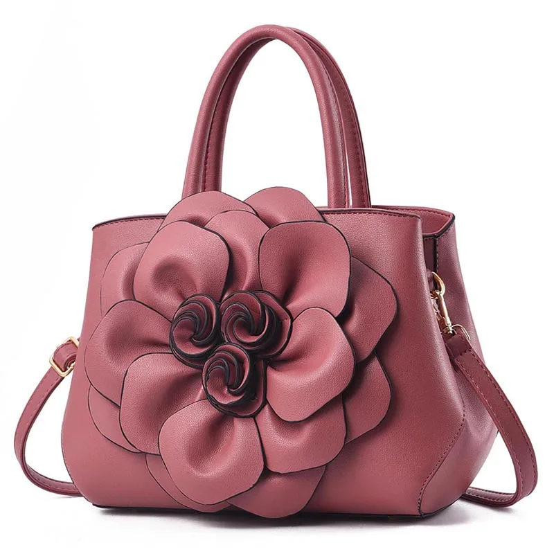 Aliwood أزياء المرأة حقيبة روز زهرة حقائب السيدات حقائب كتف عالية الجودة الإناث بو الجلود Crossbody أكياس حمل Bolsas Aliwood أزياء المرأة حقيبة روز زهرة حقائب السيدات حقائب كتف عالية الجودة الإناث بو الجلود Crossbody أكياس حمل Bolsas