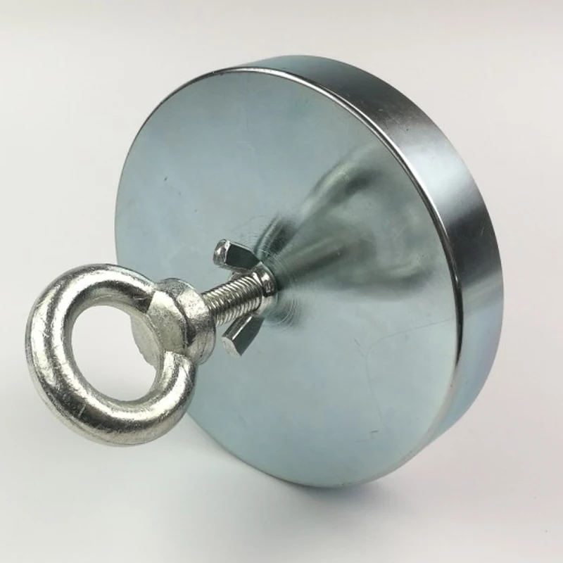 US $143.99 1000KG Super Powerful Neodymium Strong Magnet Magnet Fishing Salvage Magnets River Hunt Imanes Magnetic Material Base with Rope