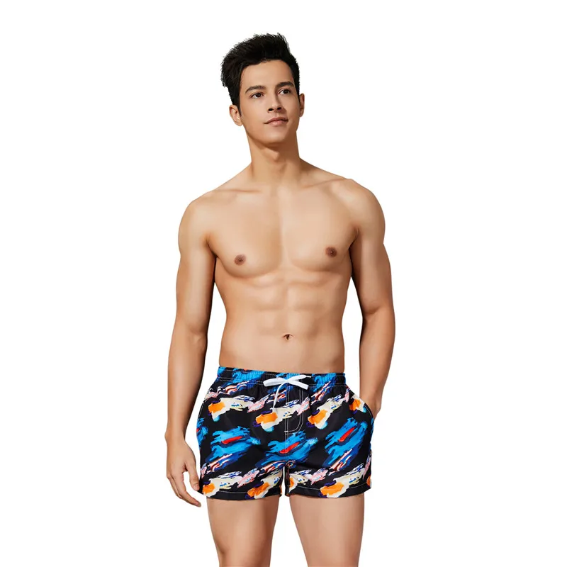 

SEOBEAN Sfit Men Swimming Shorts Summer Water Beach Shorts print Trunk Casual Quick-Dry Board Shorts Swimwear