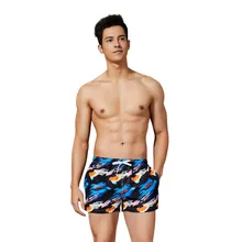 SEOBEAN Sfit Men Swimming Shorts Summer Water Beach Shorts print Trunk Casual Quick-Dry Board Shorts Swimwear godsen men s swimming trunk beach shorts