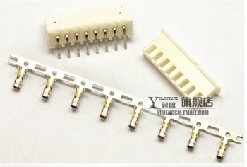 

50Set/Lot XH2.54 2.54mm 8Pin 8P 90degree Curved Male Pin Header + Terminal + Female Housing Connector