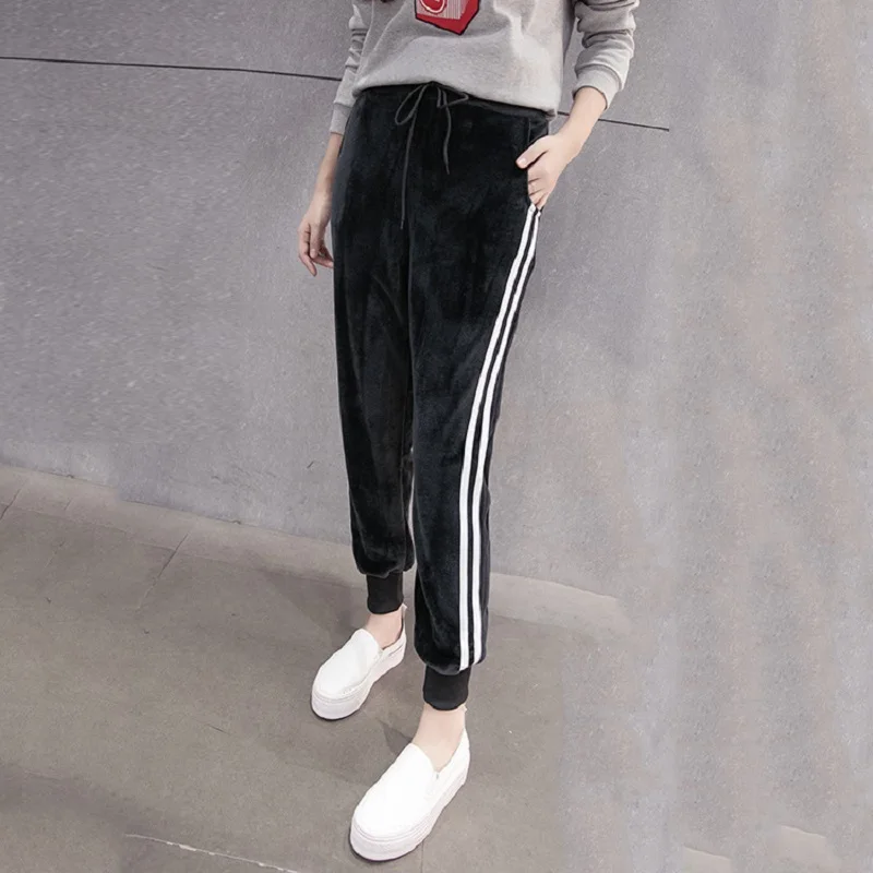 fleece harem pants