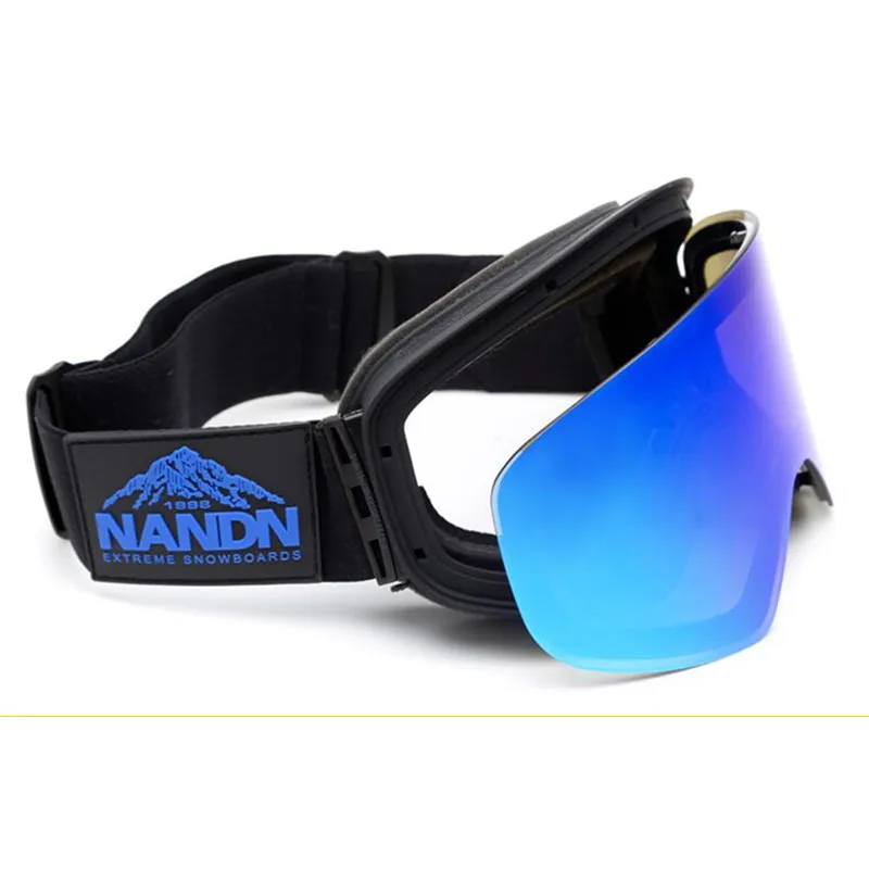 Nandn брендовые профессиональные лыжные очки Анти туман двойные линзы UV400 Мужские