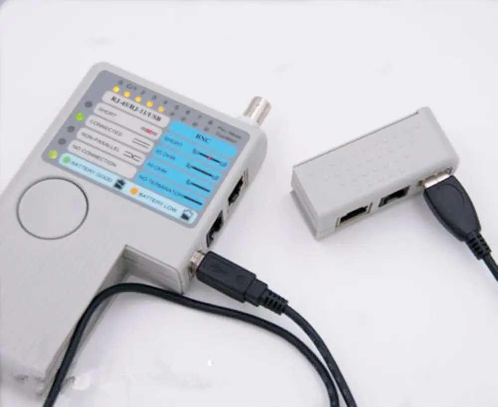 Professional Multi Function 4 In 1 Network Cable Tester RJ45/RJ11/USB/BNC LAN Cable Cat5 Cat6 Wire Tester — view 4