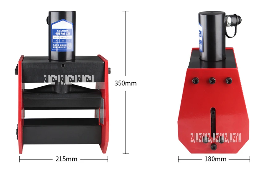 CB-200A высокоуглеродистой вольфрамовой стали гидравлический гибочный станок Сплит гидравлический пресс вертикальный медный гибочный инструмент
