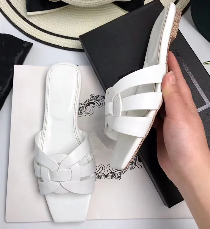 Real Zapatos Las De Tamaño Moda Mujeres rosado Zapatillas 41 Vaca Eu35 Beige Planos negro Verano brown borgoña gris Chic plata blanco By513 Cuero La rY88dxwq