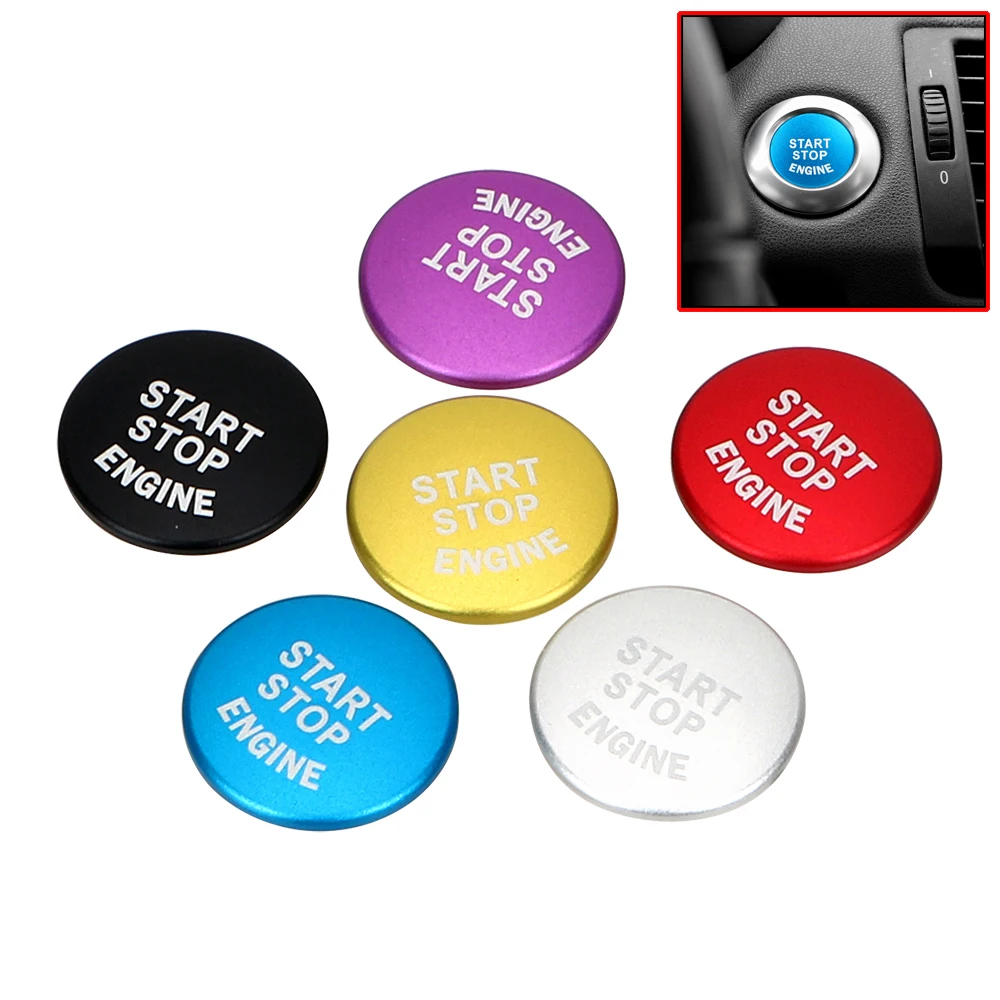 

Replace Cover Car Stickers For BMW Interior Accessories START Engine Button Switch Decoration STOP Key Accessories