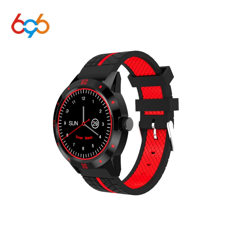 696 N6 Смарт часы Bluetooth Для мужчин наручные Смарт Спорт Шагомер Фитнес трекер сердечного ритма часы для Android IOS группа