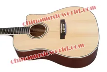BEST seller! Solid Spruce Top Singer cutaway/ Sapele Back & Sides/ 41″ Acoustic guitar (AMT-081)
