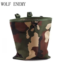 Большой Ёмкость военно-Тактические Airsoft Пейнтбол Охота складной Mag восстановление дампа Чехол ж/Молл петли для ремня